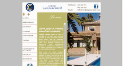 Desktop Screenshot of cortijolagunachico.com